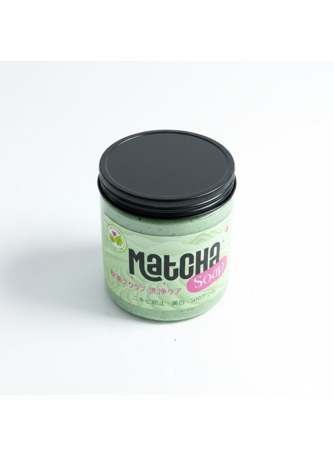 Dazy Matcha Creamy Soap 500g – Deep Cleansing & Skin Brightening with Green Tea Extract - Image 2